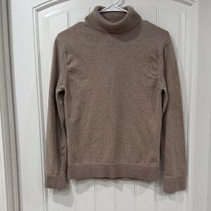 NWOT Abercrombie & Fitch Taupe Cotton Cashmere Sweater
